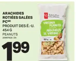 L'Intermarché ARACHIDES ROTIÉES SALÉES | PEANUTS, 454 G offer