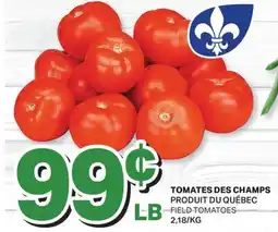 L'Intermarché TOMATES DES CHAMPS | FIELD TOMATOES offer