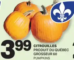 L'Intermarché CITROUILLES | PUMPKINS, GROSSEUR 60 offer