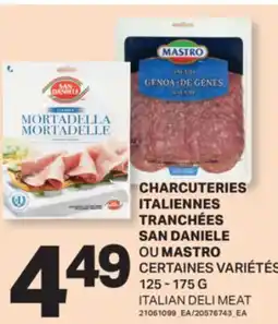 L'Intermarché CHARCUTERIES ITALIENNES TRANCHÉES | ITALIAN DELI MEAT, 125 - 175 G offer
