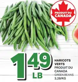 L'Intermarché HARICOTS VERTS | GREEN BEANS offer