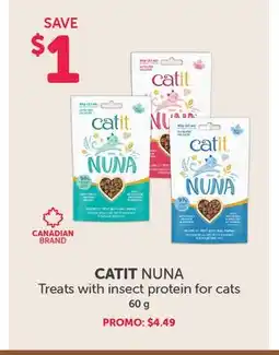 Mondou CATIT NUNA Treats with insect protein for cats offer