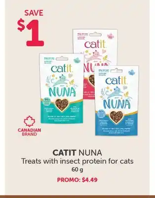 Mondou CATIT NUNA Treats with insect protein for cats offer