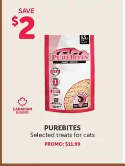 Mondou PUREBITES Selected Treats for cats offer