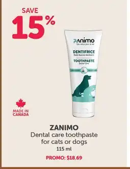 Mondou ZANIMO Dental care toothpaste for cats or dogs offer