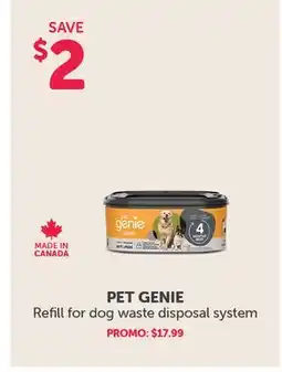 Mondou PET GENIE Refill for dog waste disposal system offer