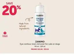 Mondou ZANIMO Eye contour stain remover for cats or dogs offer