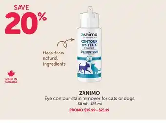 Mondou ZANIMO Eye contour stain remover for cats or dogs offer