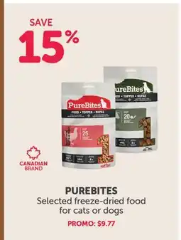 Mondou PUREBITES Selected freeze-dried food for cats or dogs offer