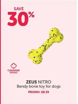 Mondou ZEUS NITRO Bendy bone toy for dogs offer