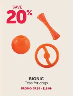 Mondou BIONIC Toys for dogs offer