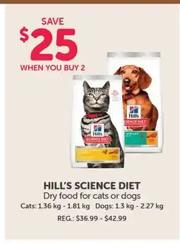 Mondou HILL'S SCIENCE DIET Dry food for cats or dogs offer