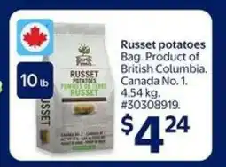 Walmart Russet Potatoes offer