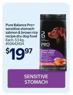 Walmart Pure Balance Pro+ Sensitive Stomach Dog Food offer