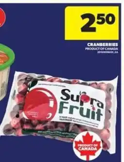 Real Canadian Superstore Sucrá Fruit Cranberries offer