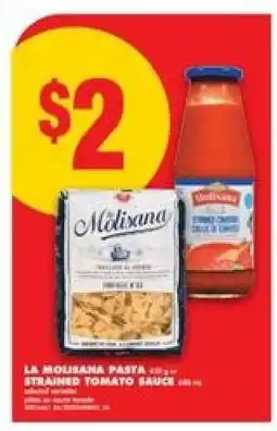 No Frills La Molisana Pasta / Strained Tomato Sauce offer