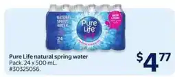 Walmart Pure Life Natural Spring Water offer