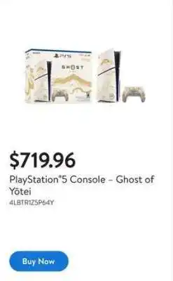 Walmart PlayStation 5 Console – Ghost of Yōtei offer