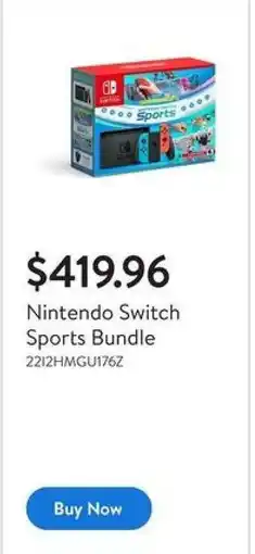 Walmart Nintendo Switch Sports Bundle offer