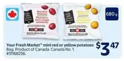 Walmart Your Fresh Market Mini Red or Yellow Potatoes offer