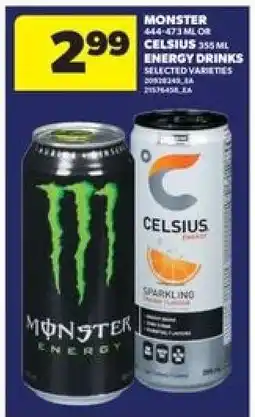 Real Canadian Superstore Monster & Celsius Energy Drinks offer