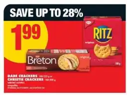 No Frills Dare Crackers or Christie Crackers offer