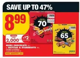 No Frills Mars Chocolate or Skittles & Starbursts offer
