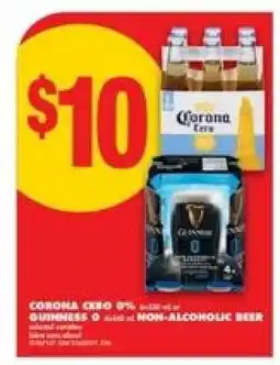 No Frills Corona Cero & Guinness 0 offer