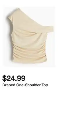 H&M Draped One-Shoulder Top offer
