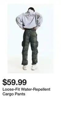 H&M Loose-Fit Water-Repellent Cargo Pants offer