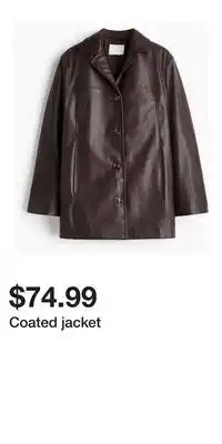 H&M Coated jacket offer