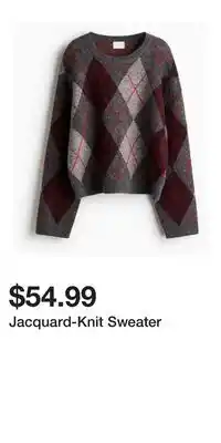 H&M Jacquard-Knit Sweater offer