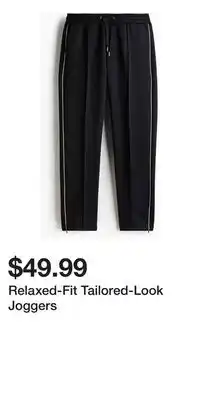 H&M Relaxed-Fit Tailored-Look Joggers offer