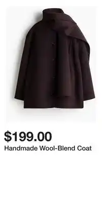 H&M Handmade Wool-Blend Coat offer