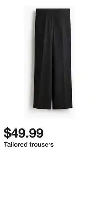 H&M Tailored trousers offer