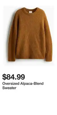 H&M Oversized Alpaca-Blend Sweater offer
