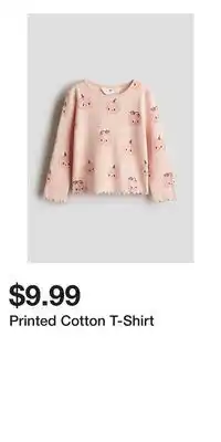 H&M Printed Cotton T-Shirt offer