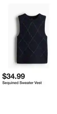 H&M Sequined Sweater Vest offer