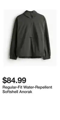 H&M Regular-Fit Water-Repellent Softshell Anorak offer