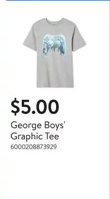 Walmart George Boys' Graphic Tee offer