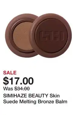 Sephora SIMIHAZE BEAUTY Skin Suede Melting Bronze Balm offer