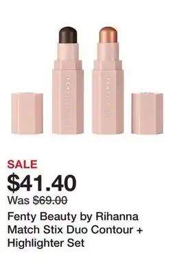 Sephora Fenty Beauty by Rihanna Match Stix Duo Contour + Highlighter Set offer