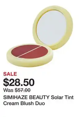 Sephora SIMIHAZE BEAUTY Solar Tint Cream Blush Duo offer