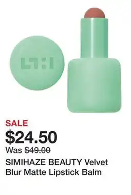 Sephora SIMIHAZE BEAUTY Velvet Blur Matte Lipstick Balm offer