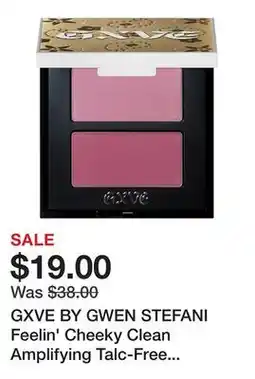 Sephora GXVE BY GWEN STEFANI Feelin' Cheeky Clean Amplifying Talc-Free Blush Duo offer