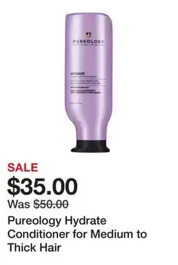 Sephora Pureology Hydrate Conditioner for Medium to Thick Hair offer