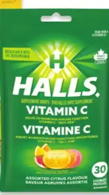 Walmart Halls lozenges offer