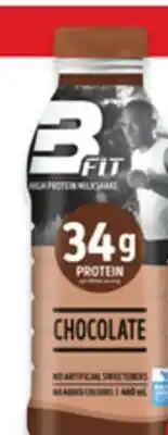 Walmart BFit chocolate protein shake offer