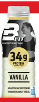 Walmart BFit vanilla protein shake offer