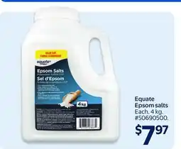 Walmart Equate Epsom salts offer